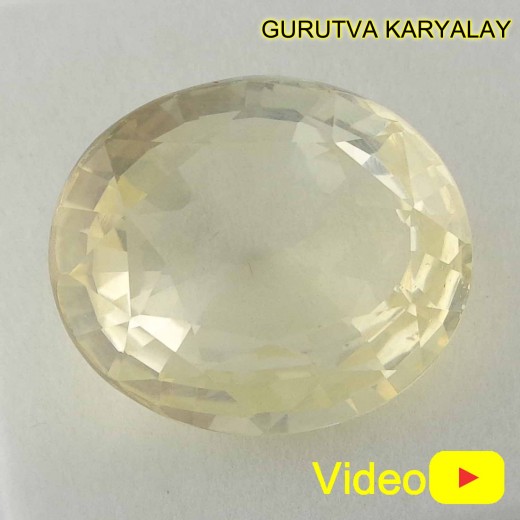 Ratti-11.17 (10.11 CT) Yellow Sapphire Pukhraj Exclusive Collection